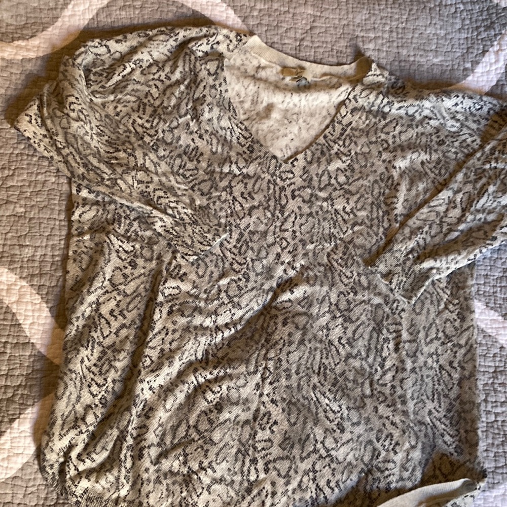 Joie Snake V Neck Sweater